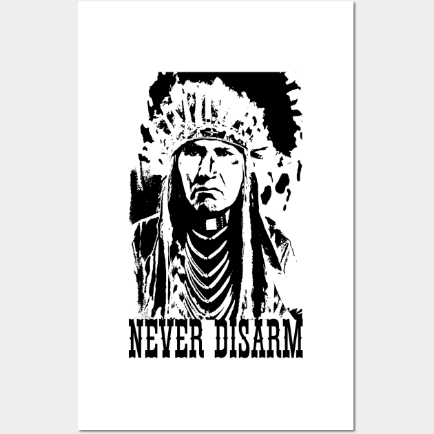 Never Disarm In Black And White Wall Art by CANJ72